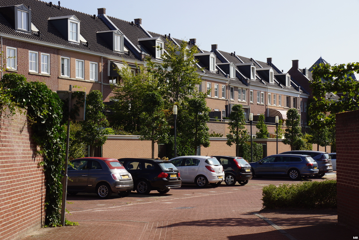 Interior parking courtyard in Brandevoort