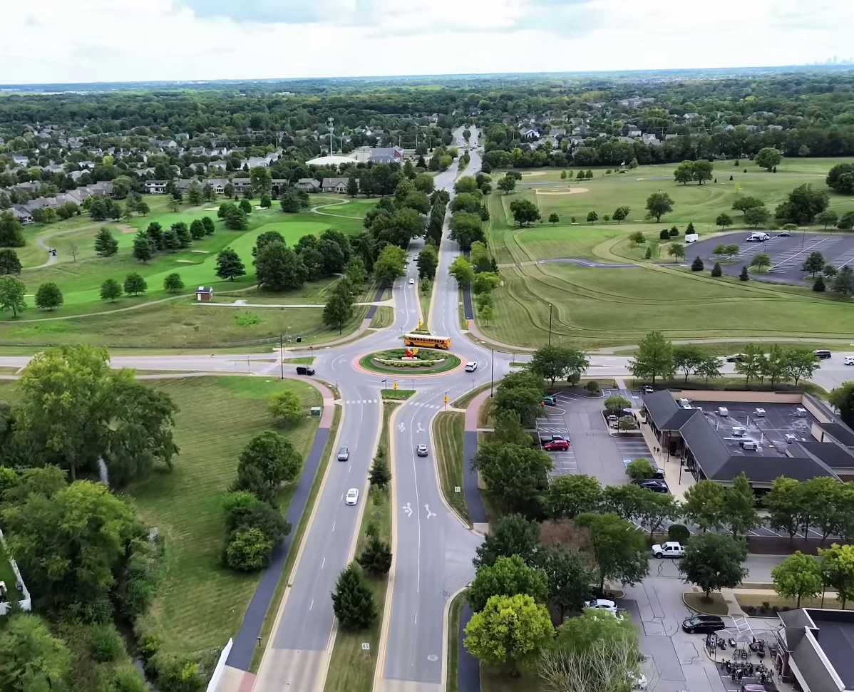 Carmel roundabout